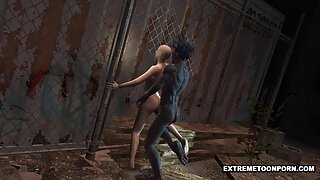 विदेशी किताब किरा Katana Kombat पुस्तकालय मा fucked हुन्छ